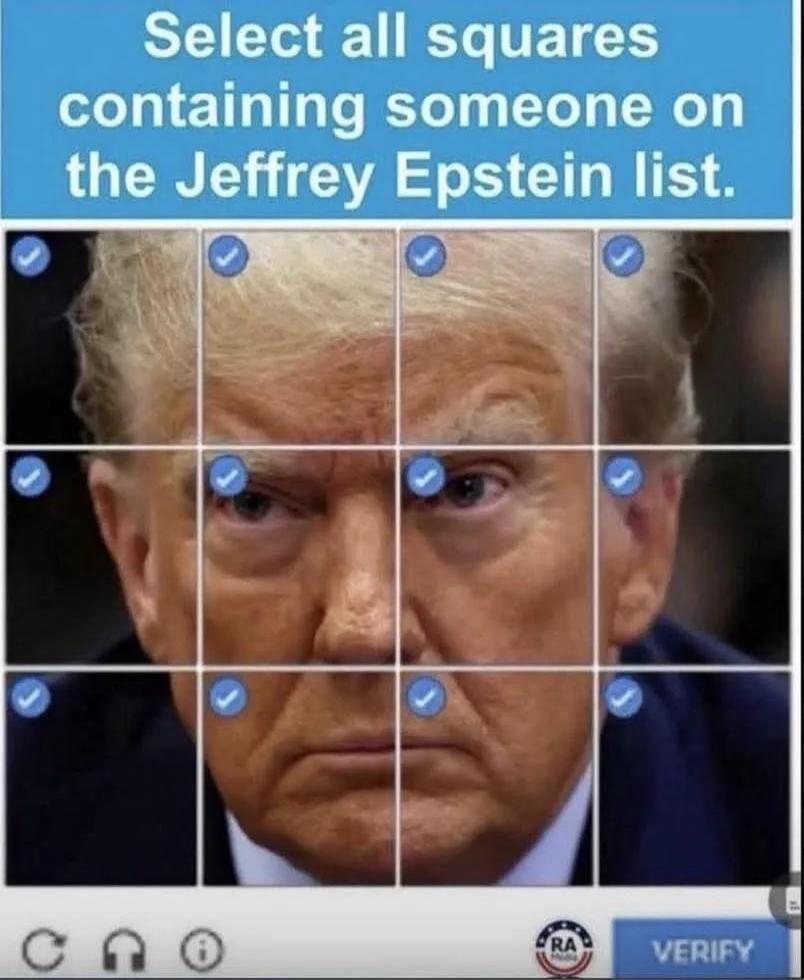 Select all squares containing someone on the Jeffrey Epstein list.