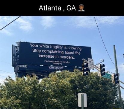 Atlanta GA Your white tragilty s showing Stop complaining about the Increase in murders