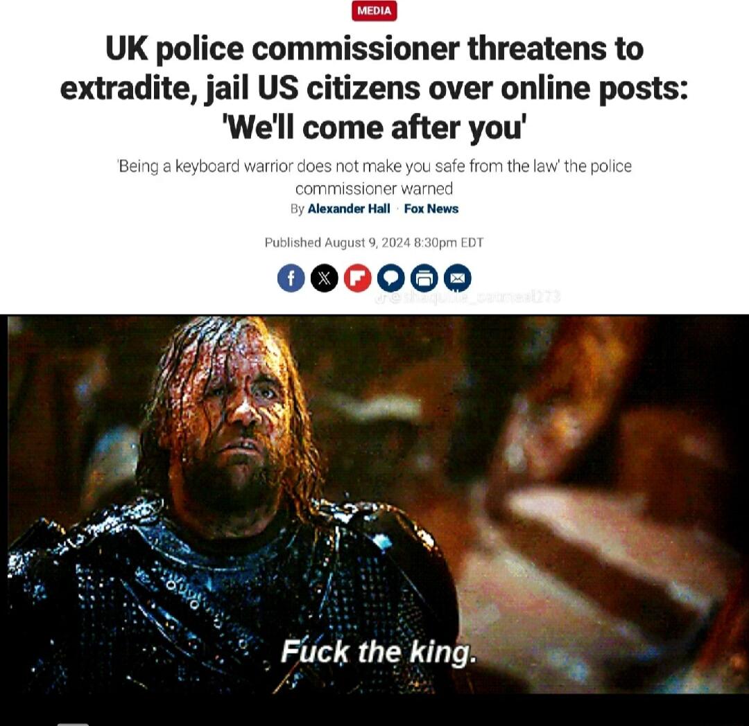 UK police commi extradite jail US citizens over online posts Well come after you