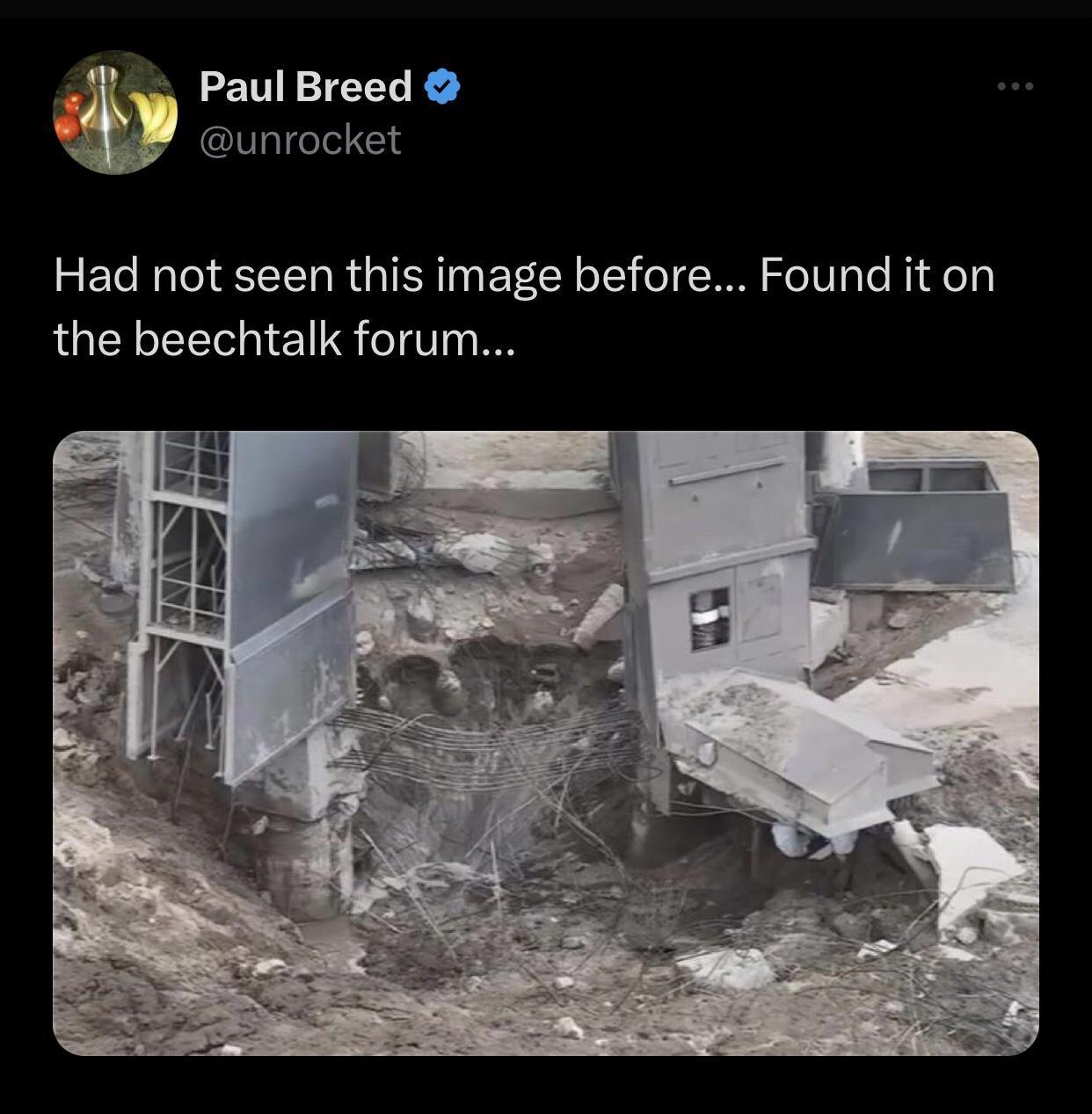 Paul Breed unrocket Had not seen this image before Found it on the beechtalk forum