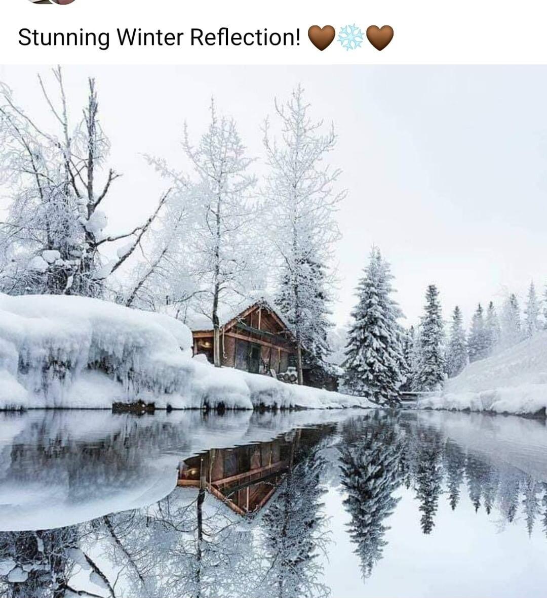 Stunning Winter Reflection