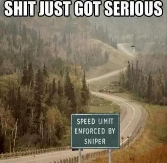 SPEED LIMIT ENFORCED BY