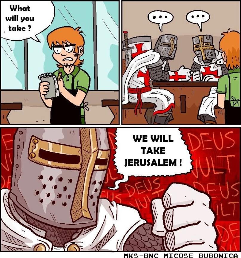 jv l WE WILL I TAKE IERUSALEM i