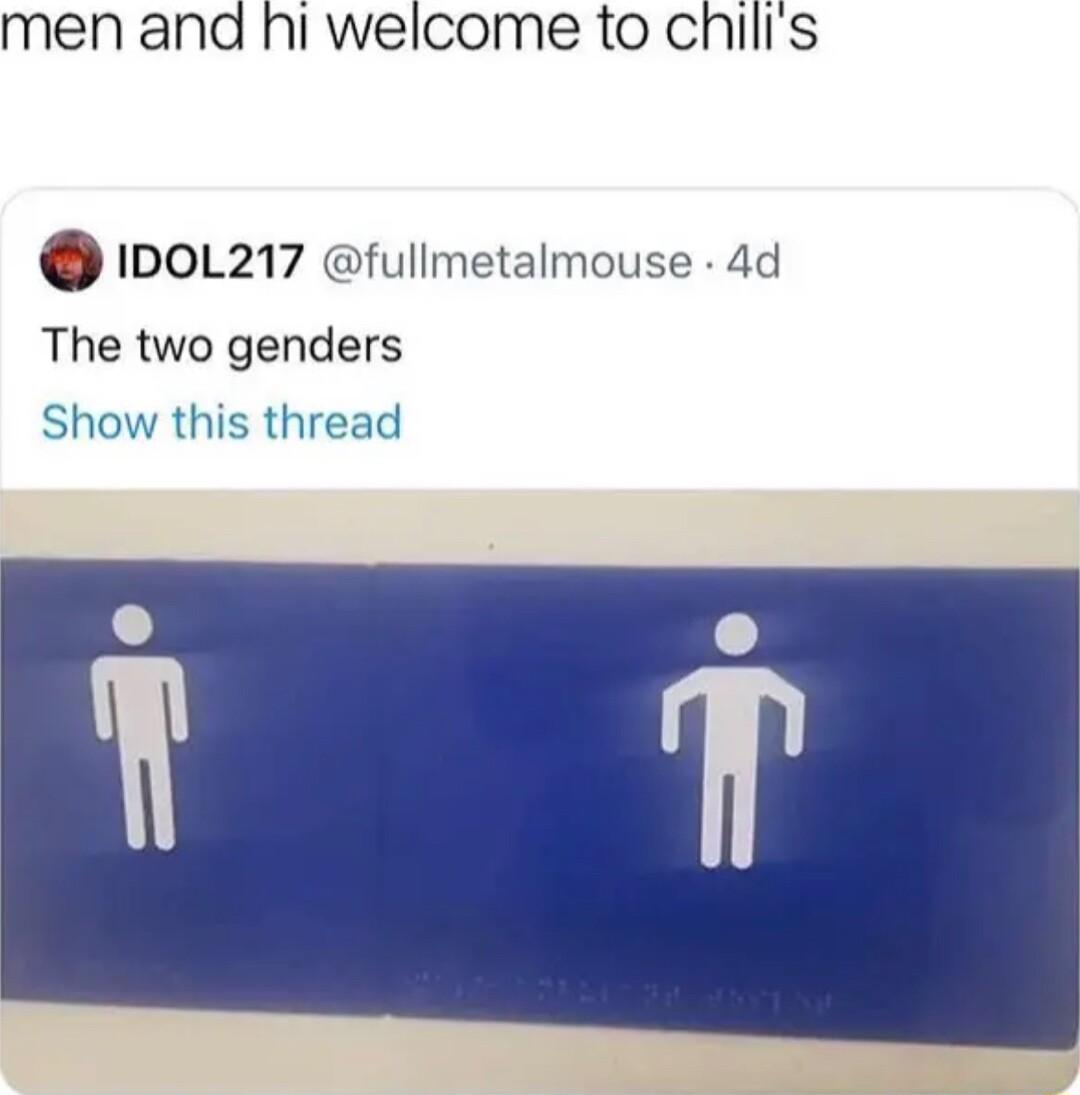 men anda hi welcome to chills 1001217 fullmetalmouse 4d The two genders Show this thread