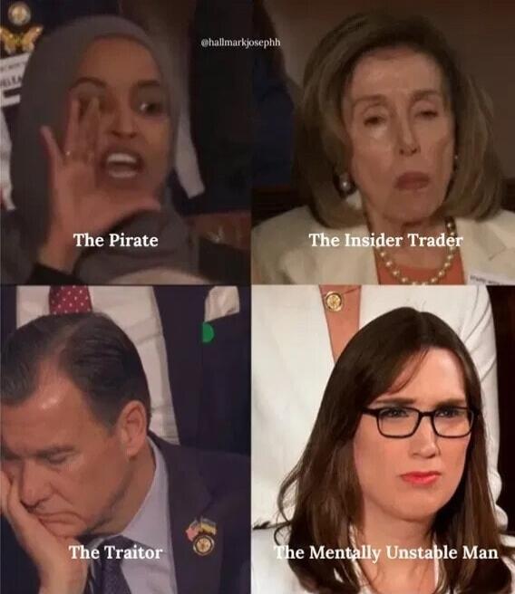 The Pirate
The Insider Trader
The Traitor
The Mentally Unstable Man