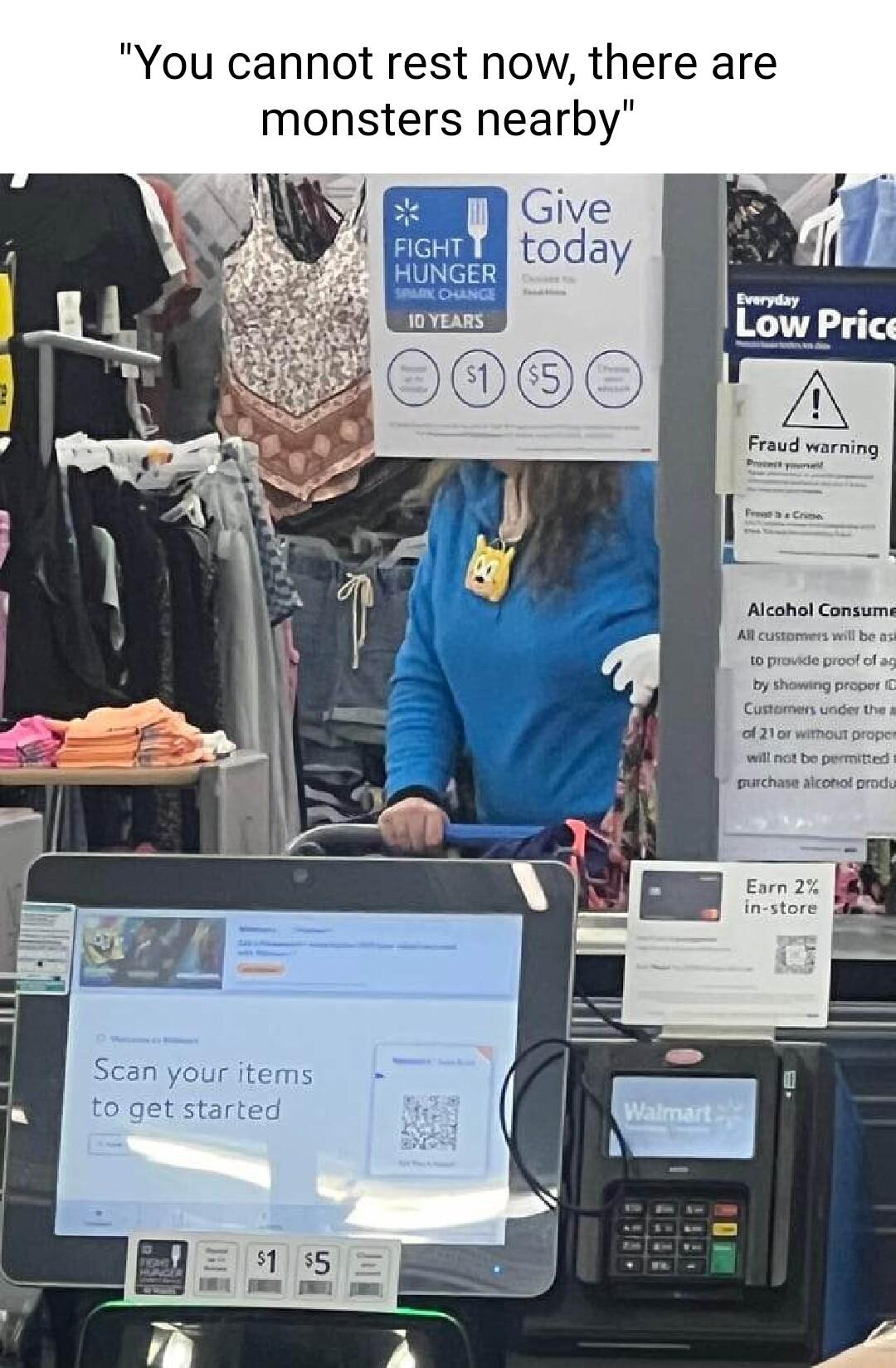 You cannot rest now there are monsters nearby