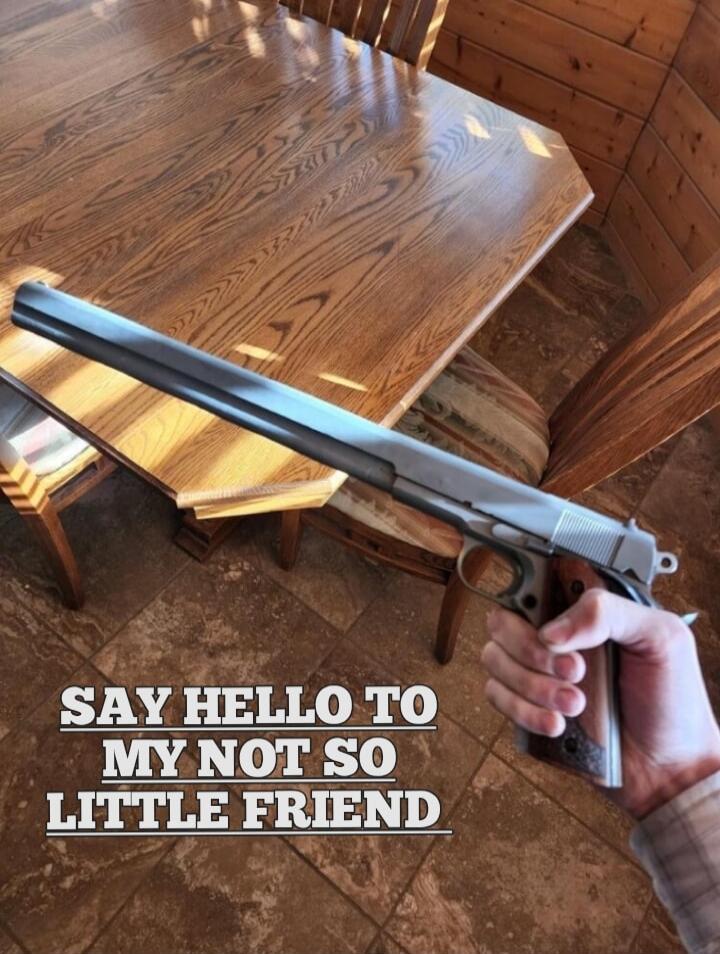 SAY HELLO TO MY NOT SO LITTLE FRIEND