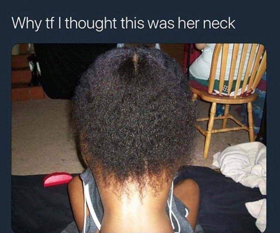 Why tf thought this was her neck