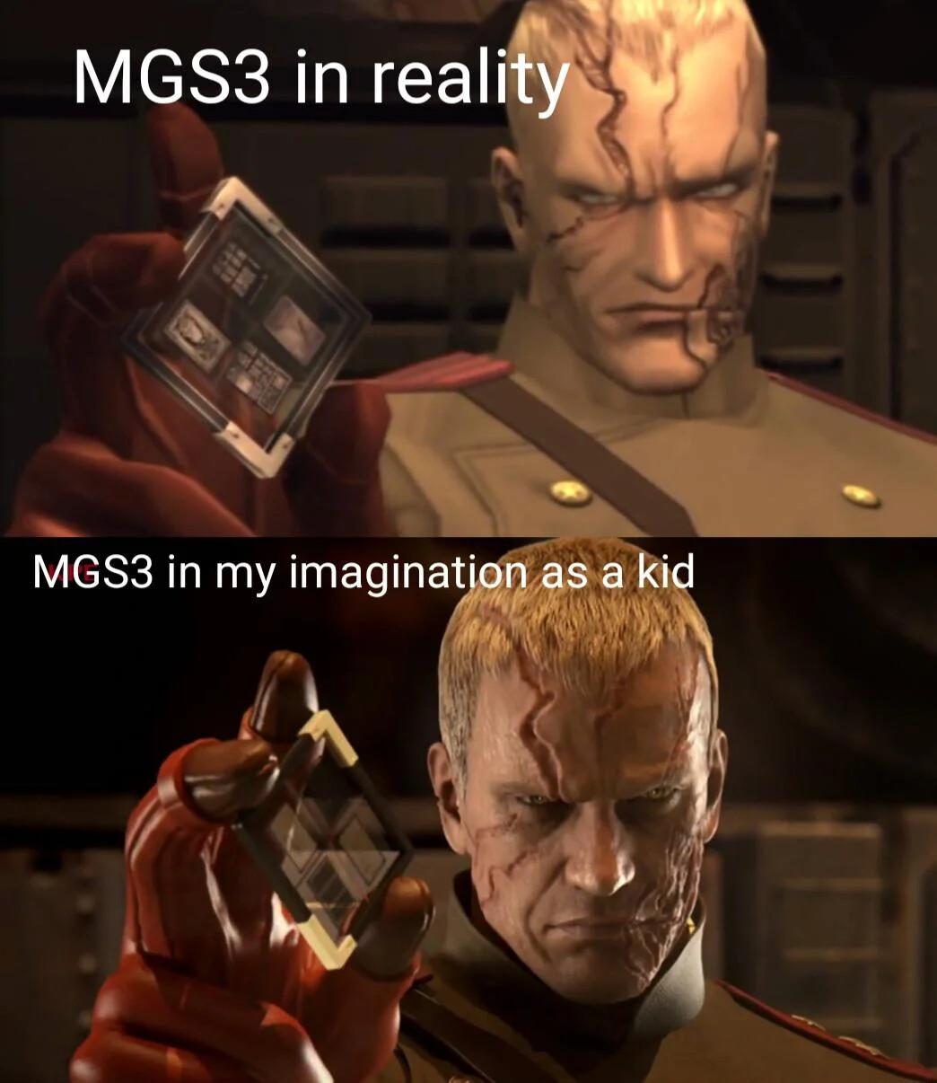 MGS3 in real 4 MGS3 in my imaginatjgfias