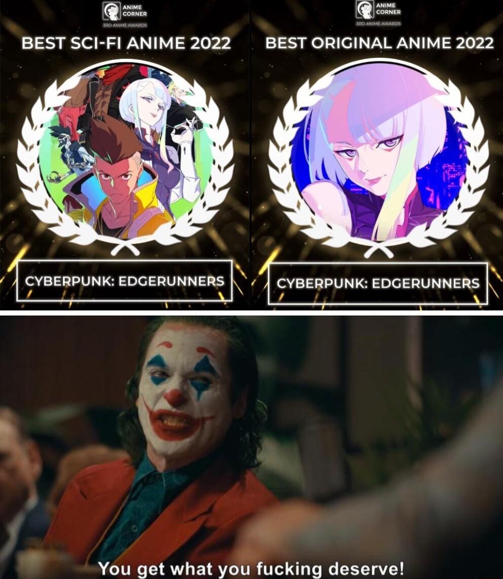 BEST SCI FI ANIME 2022 BEST ORIGINAL ANIME 2022 N et z o Y6u get what youTfuc g deserve