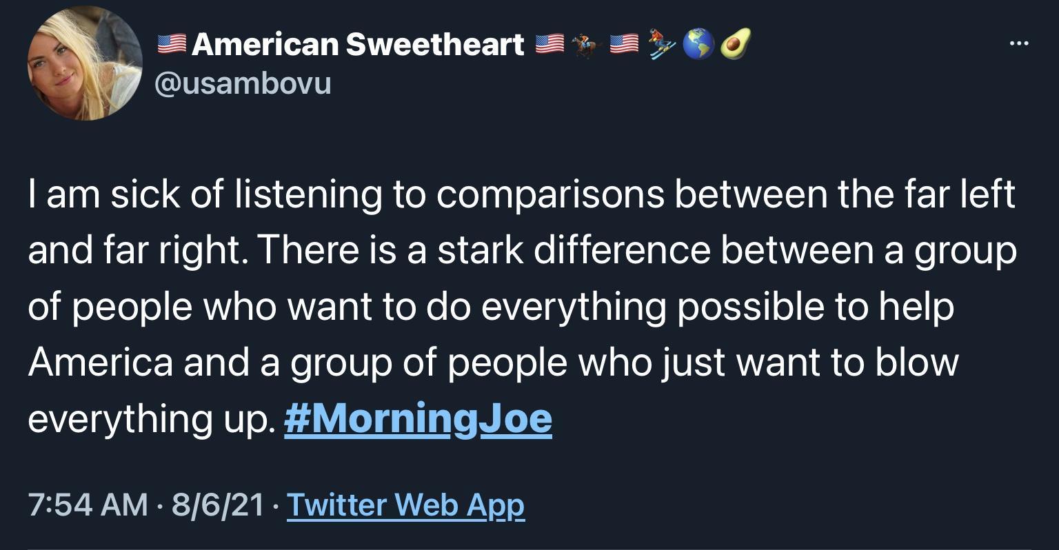 American Sweetheart CUVEE gl T3 VT TS o QeI AR ClallaTe R e X elo pa o A ol a SN o YANVET e R ER IH Y and far right There is a stark difference between a group o oTYo ol SRVVoToRNETo o Xe o XVTaVida lo W oToRTT o CR oM g 1 o JANeatTe o I Tglo IF Ko o1U o Wo ll o1To o RN aTe NIV IS VY2 101 o o o1 everything up MorningJoe 754 AM 8621 Twitter Web App