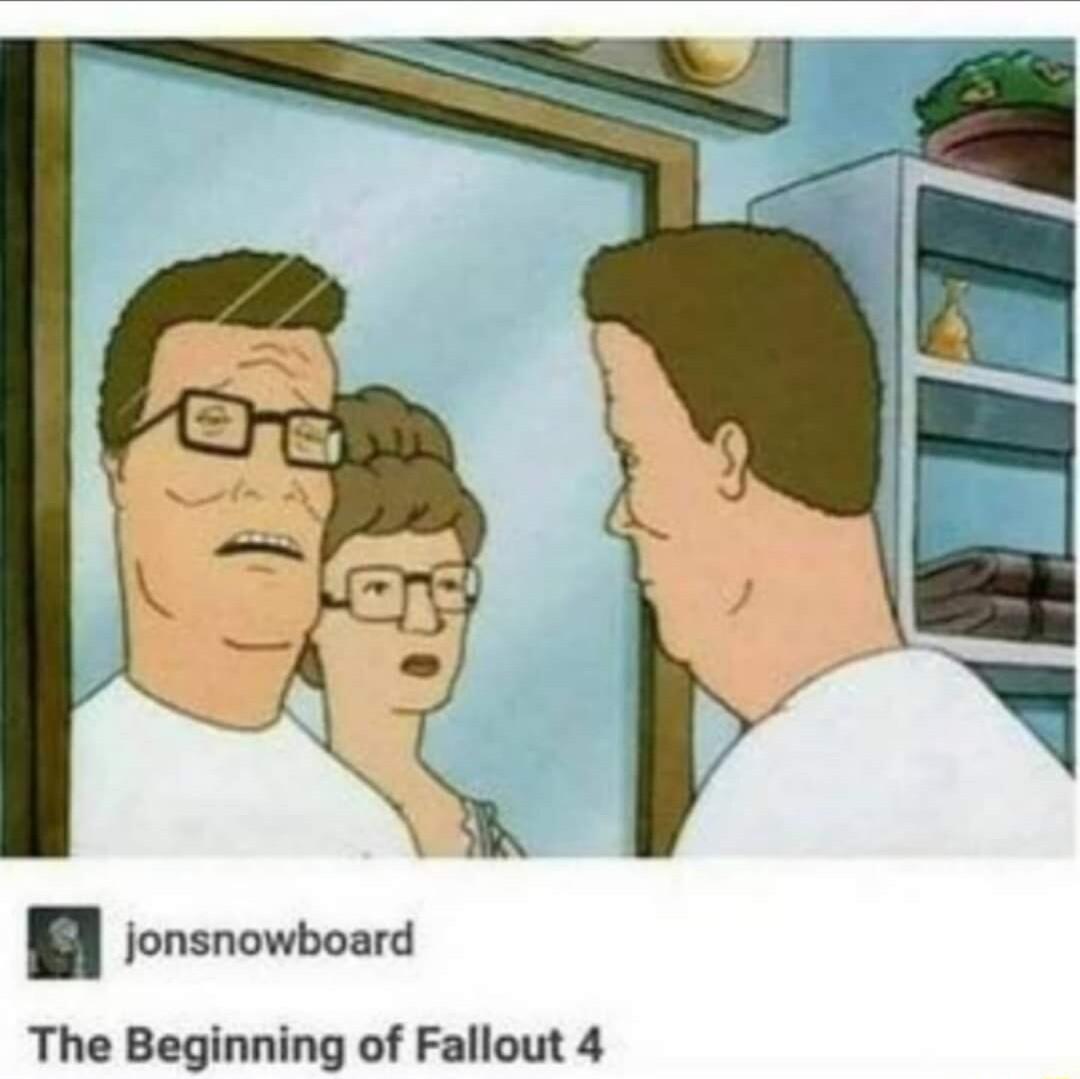 jonsnowboard The Beginning of Fallout 4