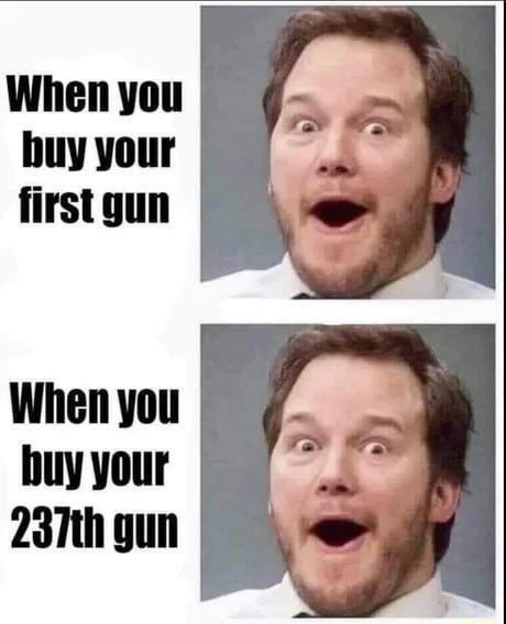 When you buy your firstgun When you buy your 23Tth gun