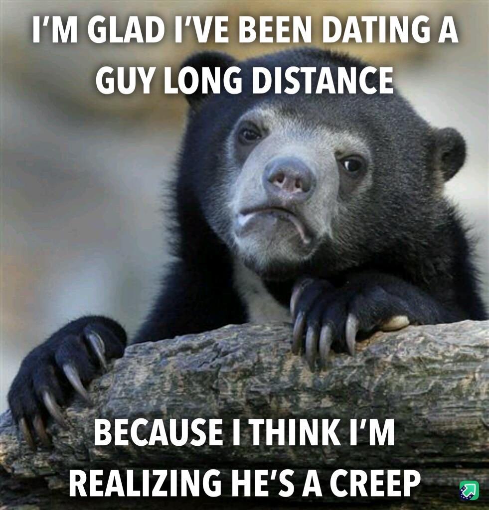 o REALIZING HES A CREEP a