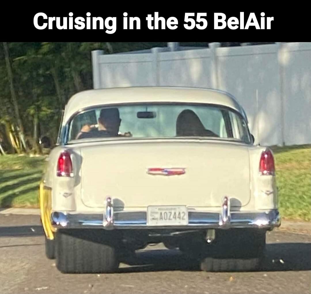 Cruising in the 55 BelAir