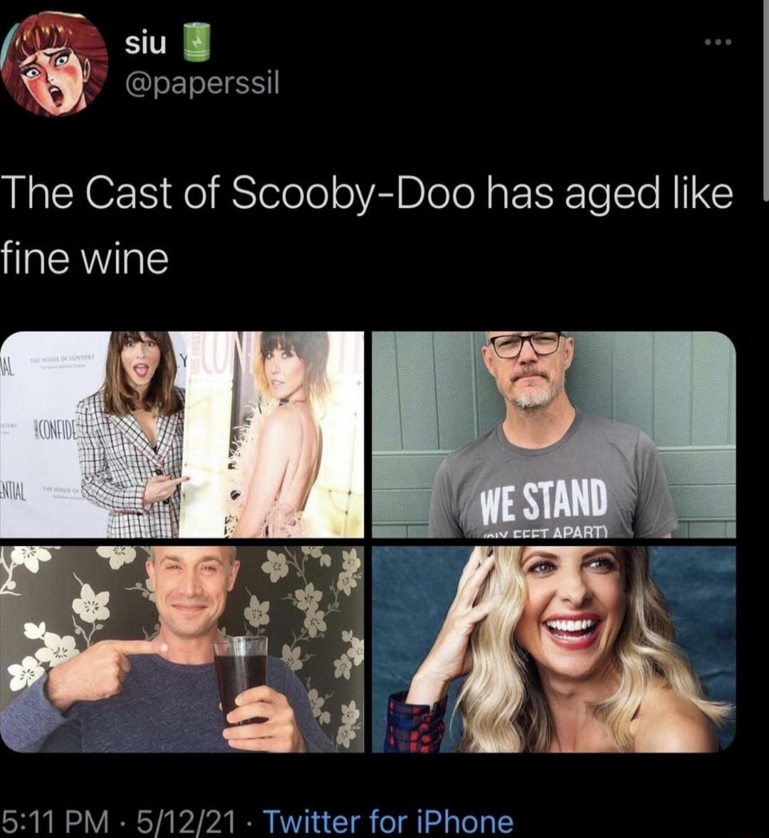 f siu paperssil The Cast of Scooby Doo has aged like fine wine 511 PM 51221 Twitter for iPhone