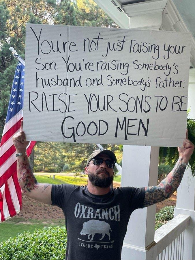 N Okire ol just fausing Your Son OUG rGISIVIj Someboqys 3 husband ond Somebods fufher 5 RATSE R SONS o