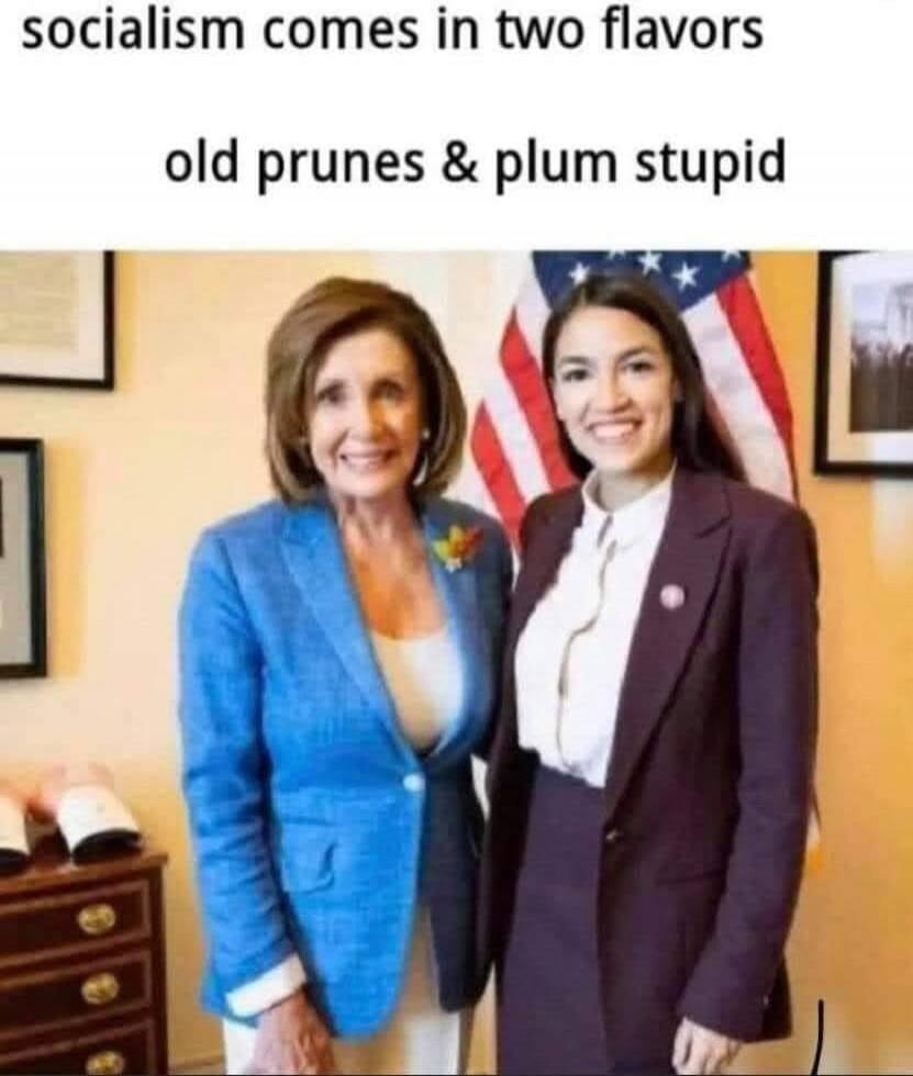 socialism comes in two flavors old prunes & plum stupid