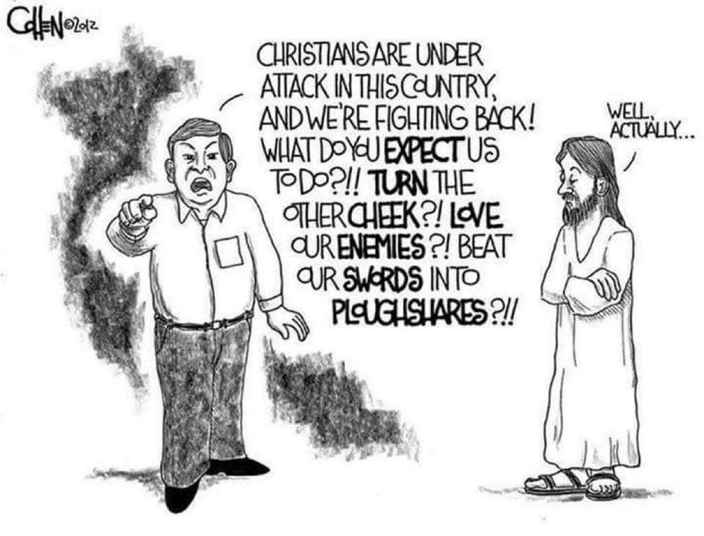 CHRISTIANSARE UNDER ATACK INTHISCUNTRY ADWEREFIGUTNG BACK Yk