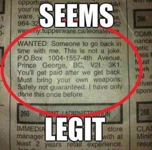 P0Box 1004 1557 dth _Prince George BC V2l not guaranteed have of this once before