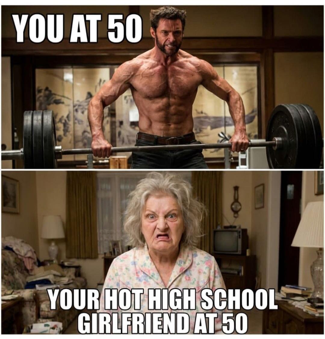 YOU AT 50 YOUR HOT HIGH SCHOOL GIRLFRIEND AT 50