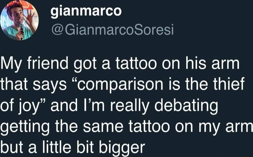 EL T GianmarcoSoresi AElloNeTol RENiteloNela A SR Td QEVEEV ool LI N ER iR I o o VAsrTalo N s W CF11Ao T o N 14 o getting the same tattoo on my arm but a little bit bigger