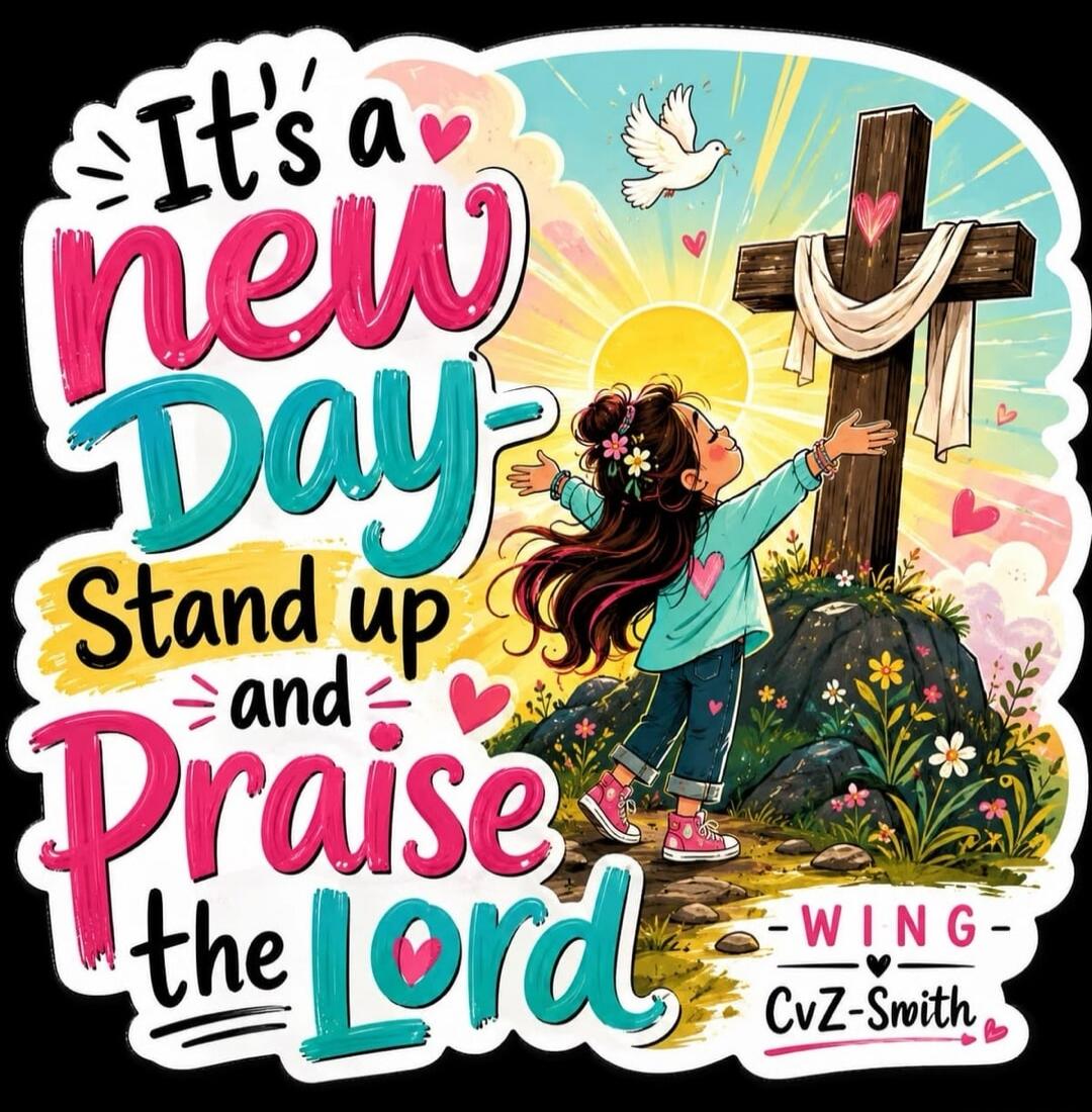 It's a new Day Stand up and Praise the Lord -WING- CvZ-Smith