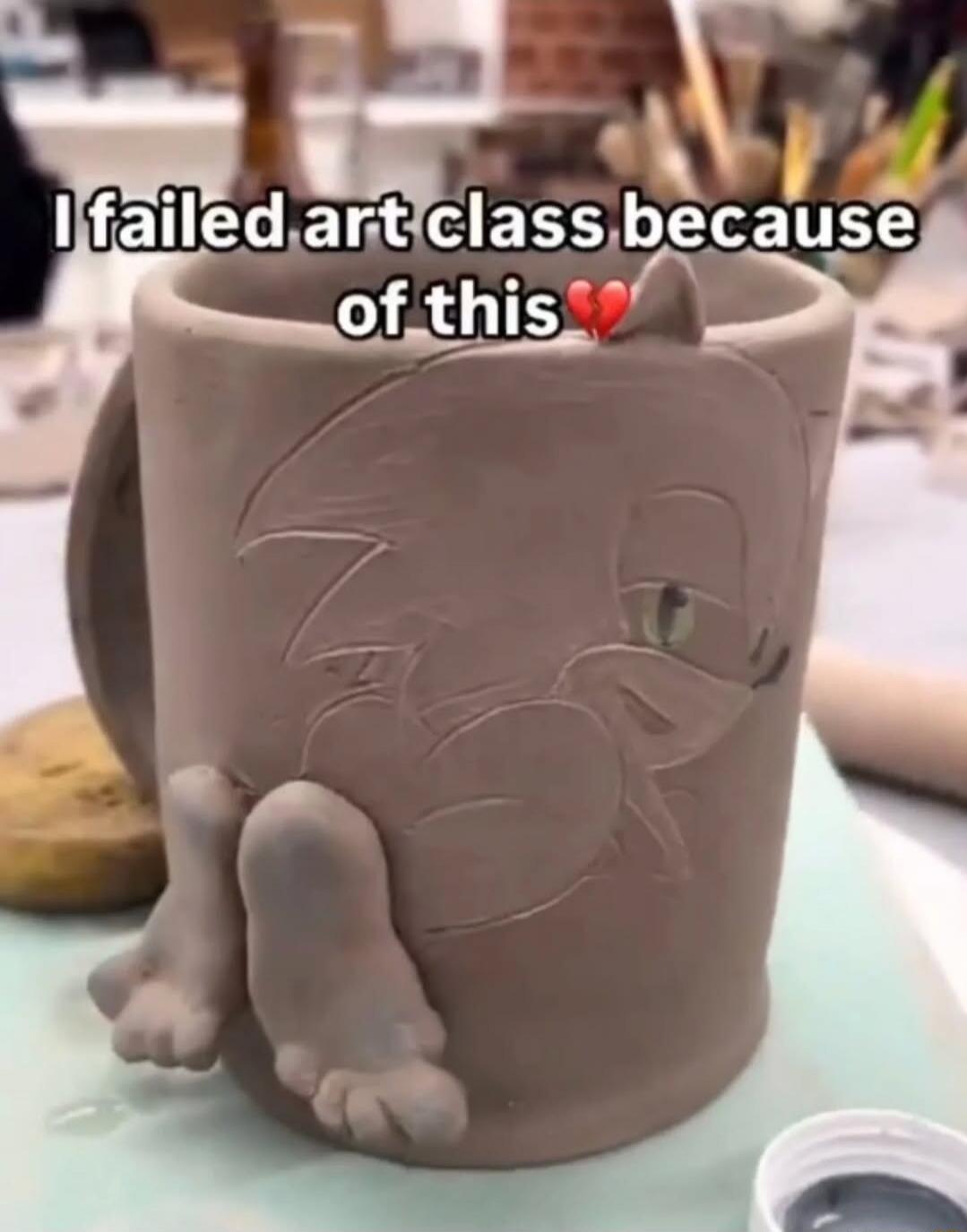 I failed art class because of this 💔