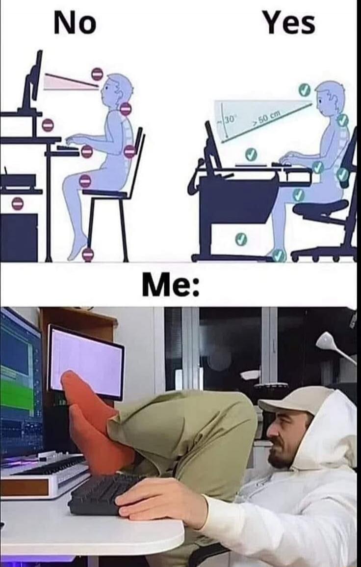 No Yes Me: 30° > 50 cm