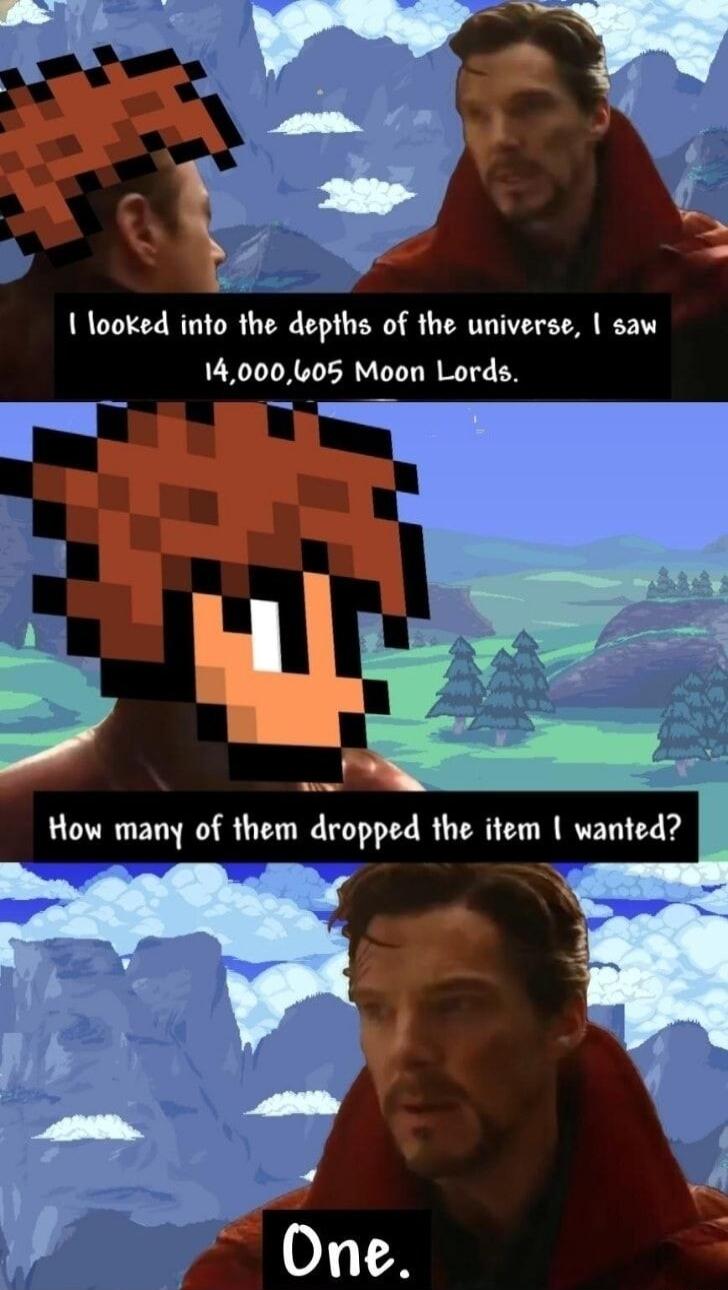 looked into the depths of the universe saw 14000105 Moon Lords