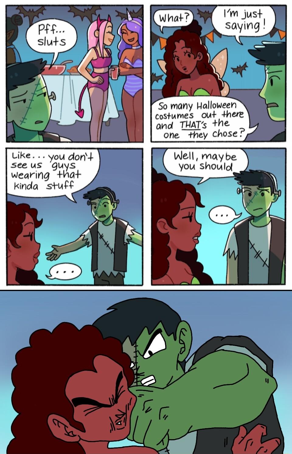 vmany Halloween Ccostumes i Hhere and onethey chose e dont Well maybe wearing a Jou shotol kinda stuff X