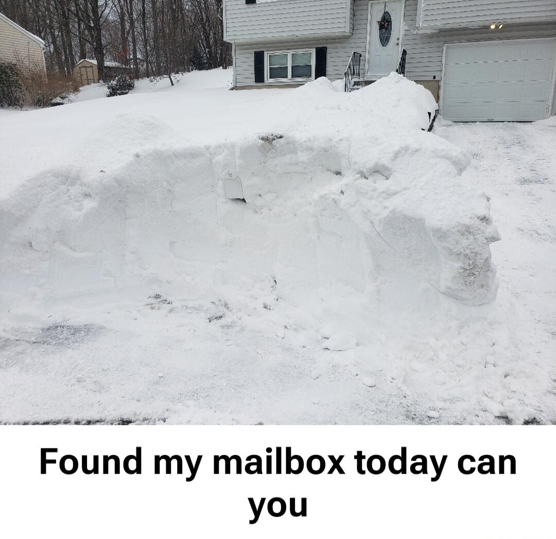 Found my mailbox today can you