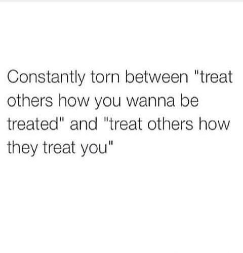 Constantly torn between 