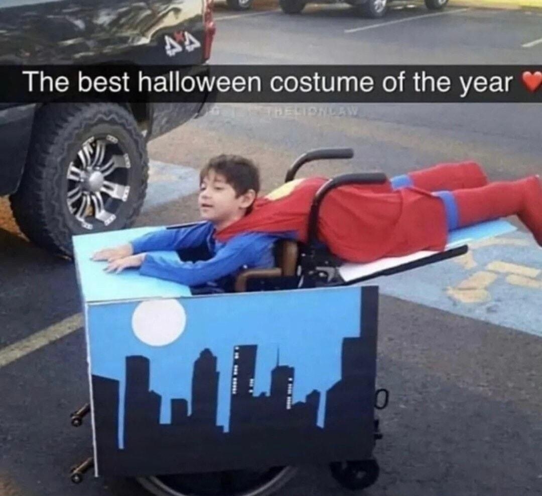 TN The best halloween costume of the year ot e His arch nemesis is Legs Luthor