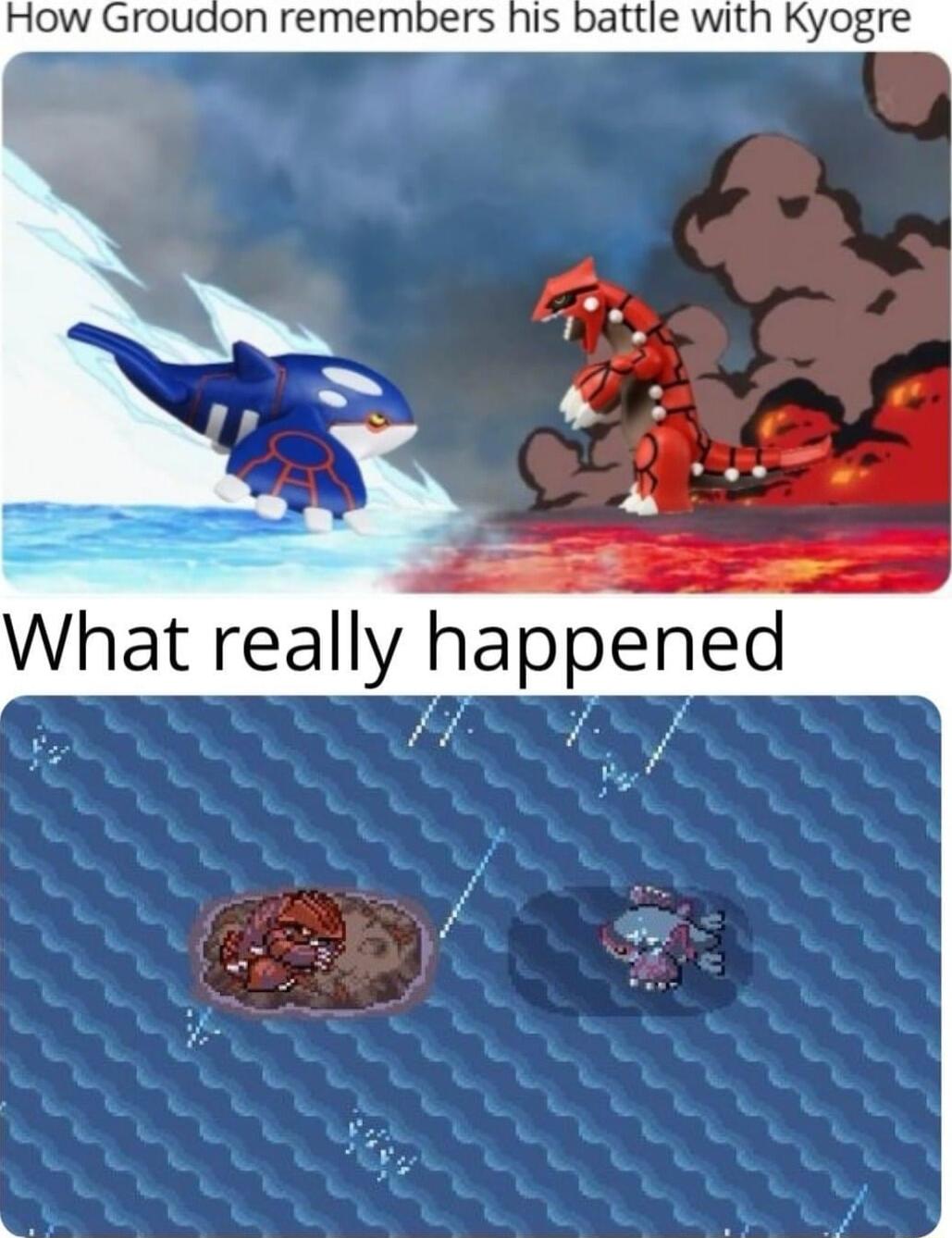 How Groudon remembers his