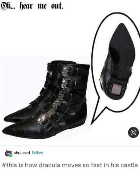 Ok hear me onf 284 shaprar o this is how dracula moves so fast in his castle