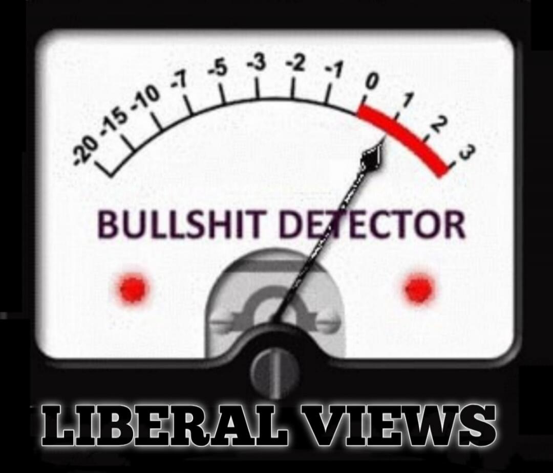 BULLSHIT DETECTOR LIBERAL VIEWS
