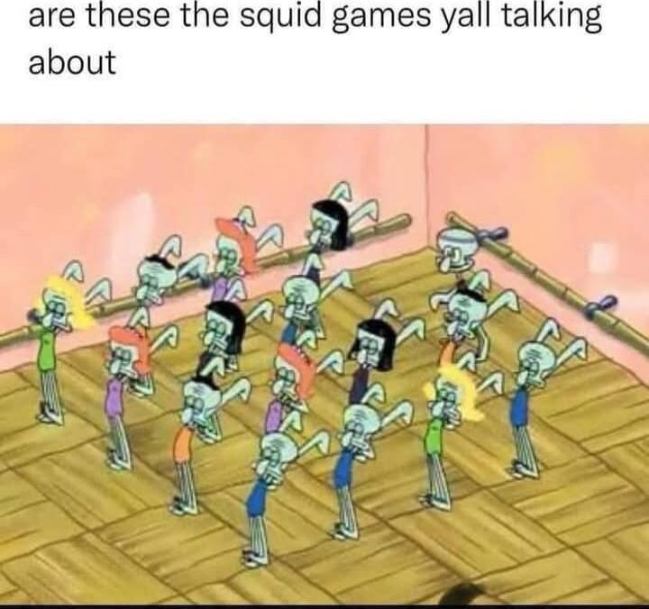 are these the squid games yall tal about