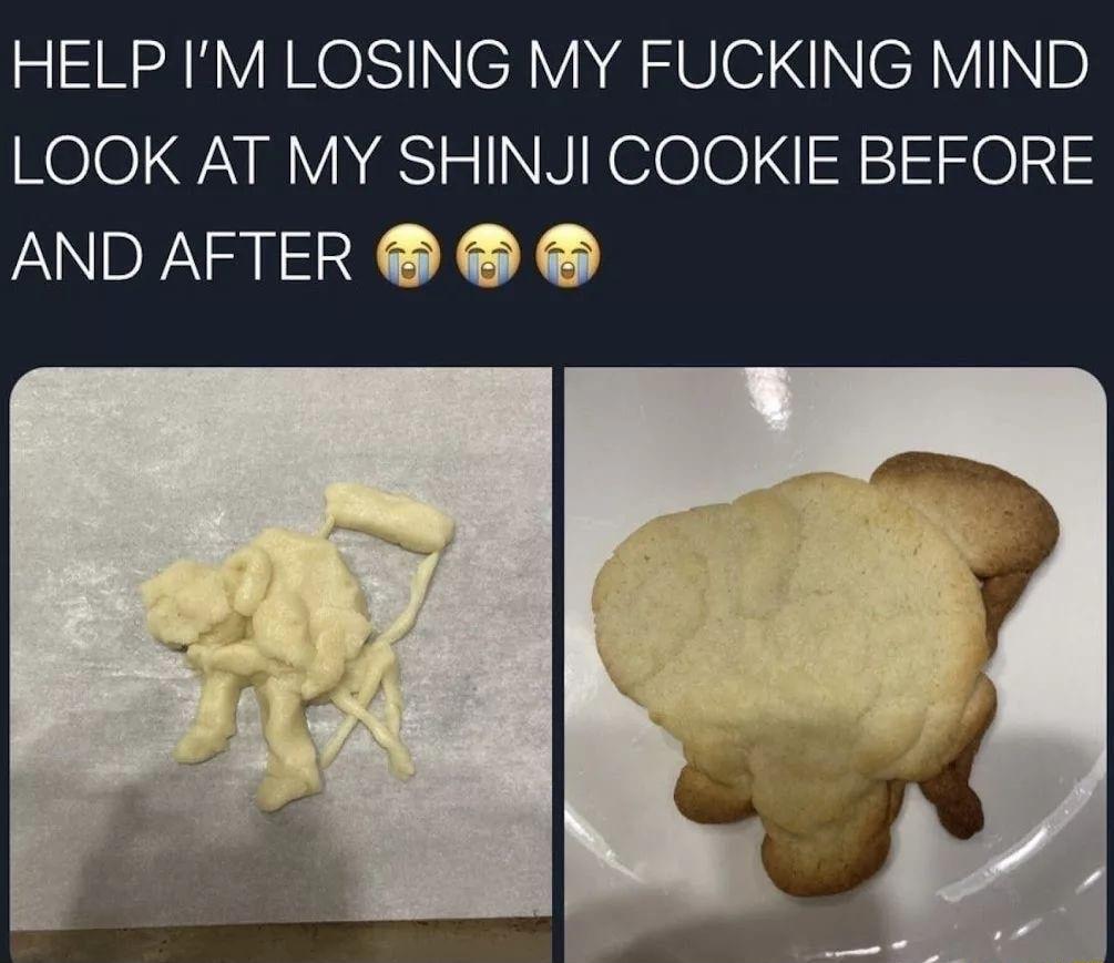 al MR VKONV AGHUIGININEFVIINI LOOK AT MY SHINJI COOKIE BEFORE N eraay XX