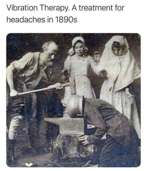 Vibration Therapy A treatment for headaches in 1890s