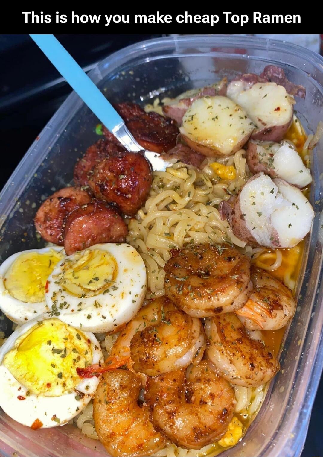 This is how you make cheap Top Ramen