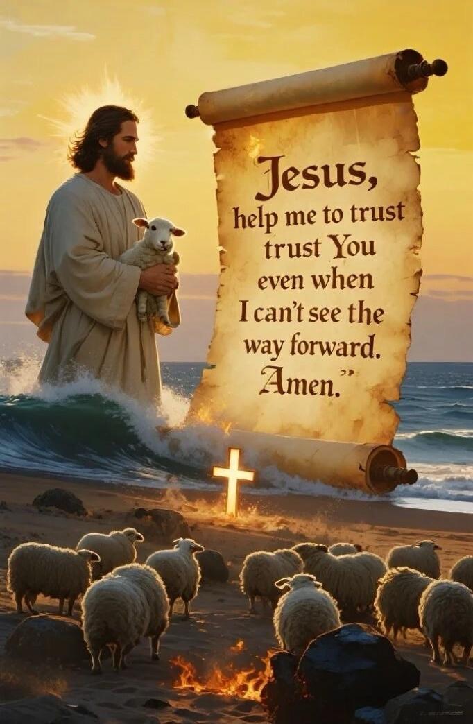 Jesus, help me to trust You even when I can't see the way forward. Amen.