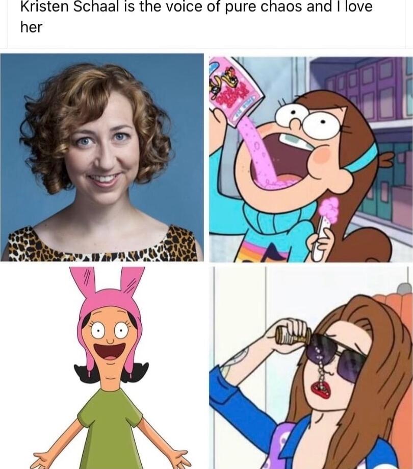 Kristen Schaal Is the voice of pure chaos and love her