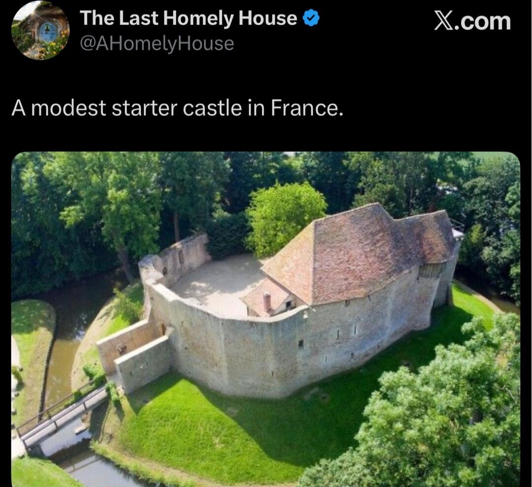 A modest starter castle in France.