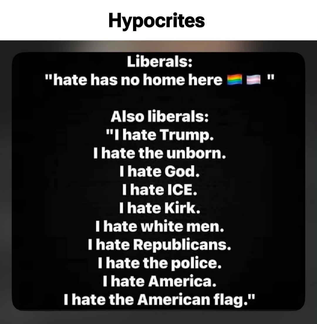 Hypocrites Liberals: 