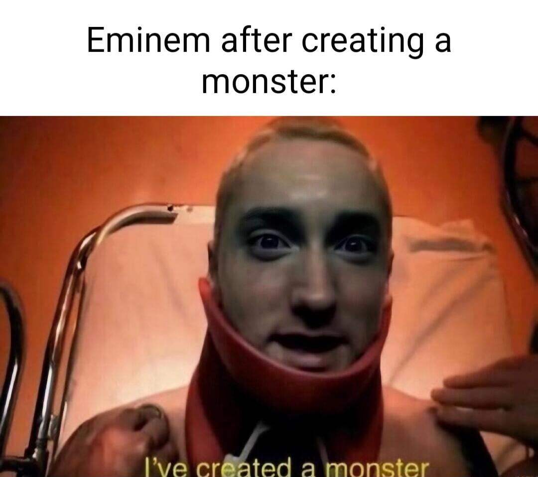 Eminem after creating a monster