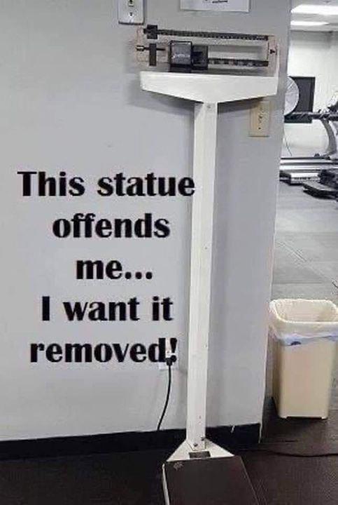 k A This statue offends me I want it removed