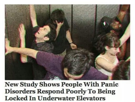 New Study Shows People With Panic Disorders Respond Poorly To Being Locked In Underwater Elevators