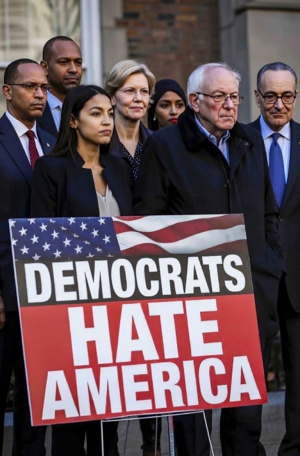 DEMOCRATS HATE AMERICA