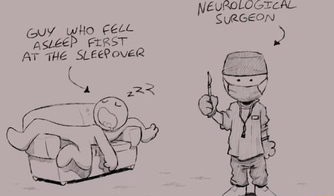 Uy who FeLL 7SLEP FLRST AT iHE SLEEROVER